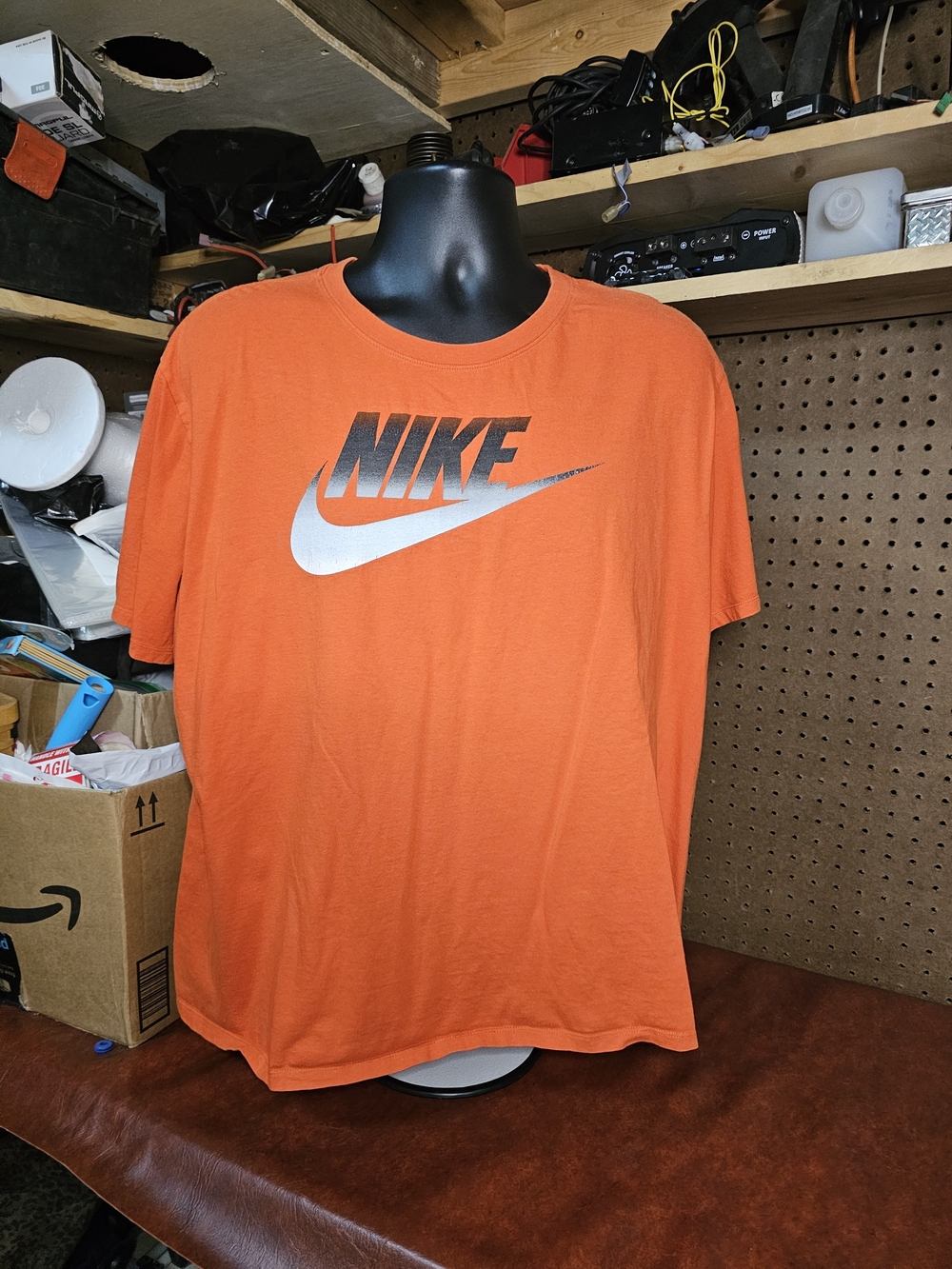 Nike Orange T-Shirt Size XXL